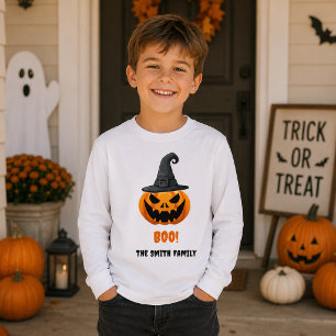 Halloween-Kürbis „BUH!“ – Personalisierter Name
