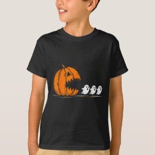 Halloween-Kürbis essende Geister Lustiger Soky-Kos T-Shirt