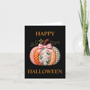 Halloween-Kürbis-Feiertags-Faltkarte Feiertagskarte