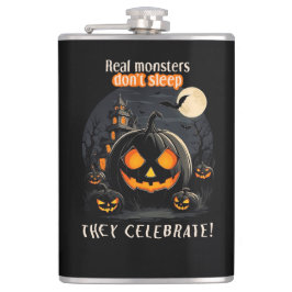 Halloween-Kürbis Flachmann