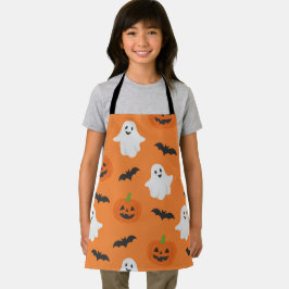 Halloween-Kürbis-Fledermäuse-Geister-Fest-Kinder Schürze