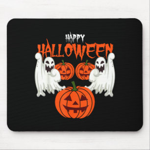Halloween-Kürbis-Geist-Herbst-Shirt Mousepad