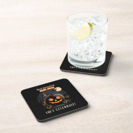 Halloween-Kürbis Getränkeuntersetzer