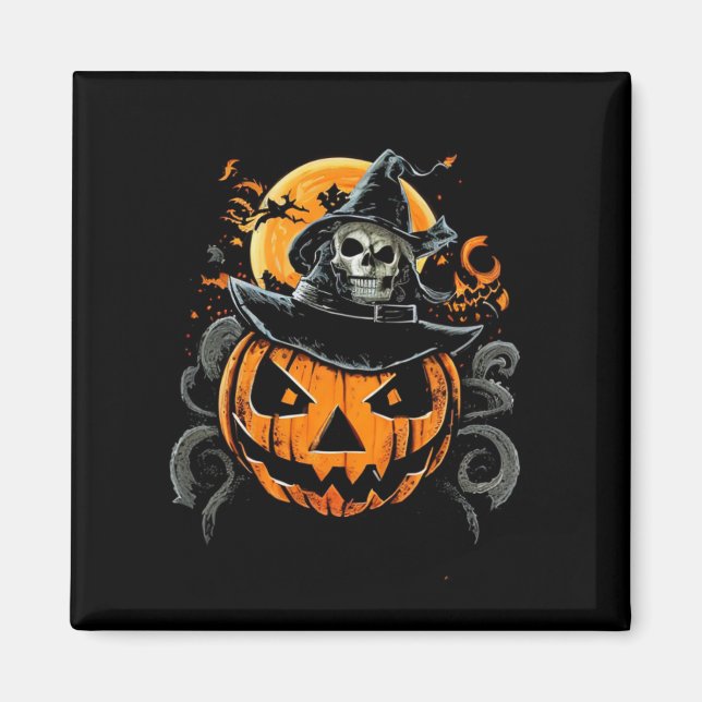 Halloween/Kürbis/Herbst/Herbst Magnet (Vorne)