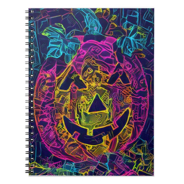 Halloween Kürbis I. Foto Spaß Notizblock (Vorderseite)