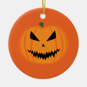 Halloween Kürbis-Jack O'lantern Keramik Ornament
