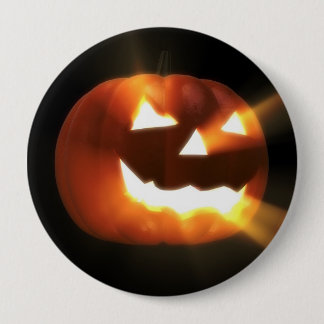 Halloween-Kürbis-Knopf Button
