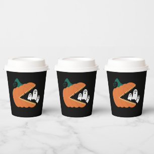 Halloween-Kürbis Lustige Geister Jungen Kinder  Pappbecher
