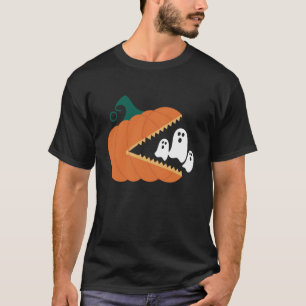 Halloween-Kürbis Lustige Geister Jungen Kinder T-Shirt