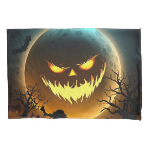 Halloween/Kürbis/Mond/Herbst Kissenbezug