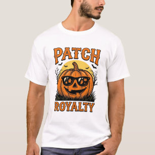 Halloween-Kürbis-Patch Vintage-Jack-O-Lantern-Shi T-Shirt