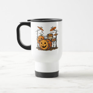Halloween-Kürbis-Schlagzeug-Set Reisebecher
