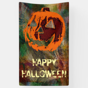Halloween-Kürbis - Schmutzart + Ihre Ideen Banner