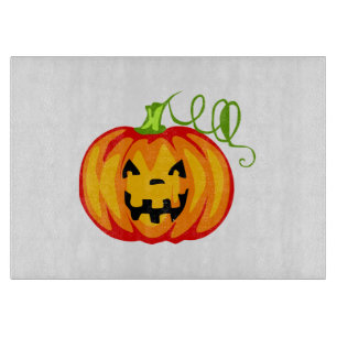 Halloween-Kürbis Schneidebrett