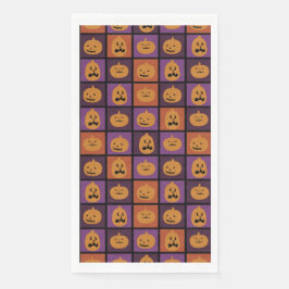 Halloween-Kürbis Serviette