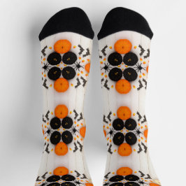 Halloween-Kürbis Socken