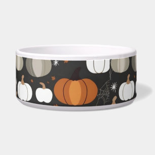 Halloween-Kürbis- & Spinnennetz-Hundeschüssel – He Napf