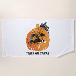Halloween-Kürbis Strandtuch