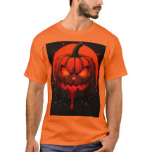Halloween, Kürbis T-bedrucktes -Shirt
