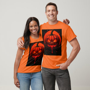 Halloween, Kürbis T-bedrucktes -Shirt T-Shirt