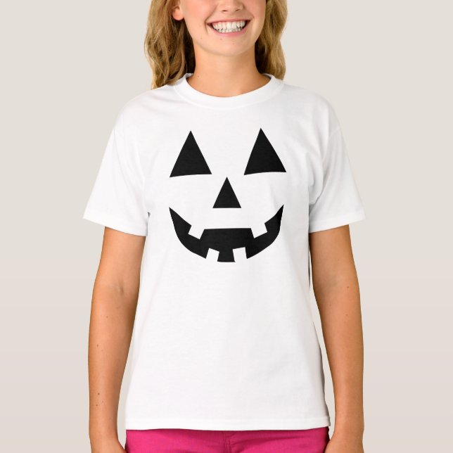 Halloween-Kürbis T-Shirt (Vorderseite)