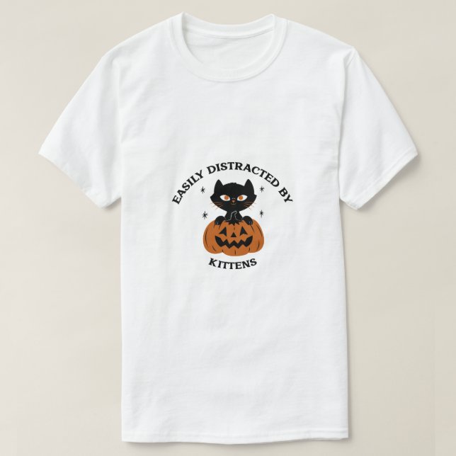 Halloween-Kürbis T-Shirt (Design vorne)