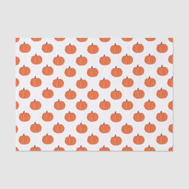 Halloween Kürbis Taschentuch Seidenpapier (Vorderseite)