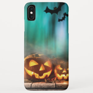 Halloween Kürbis und Fledermäuse Case-Mate iPhone Hülle