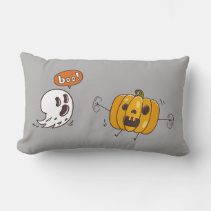 Halloween-Kürbis und Geistboo-Kissen Lendenkissen