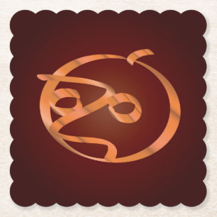 Halloween-Kürbis Untersetzer