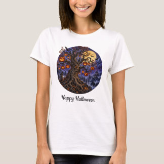 Halloween-Kürbisbaum T-Shirt