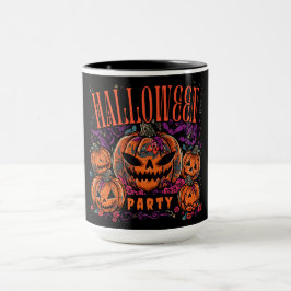 Halloween, Kürbiscoven blüht, Gothic Tasse