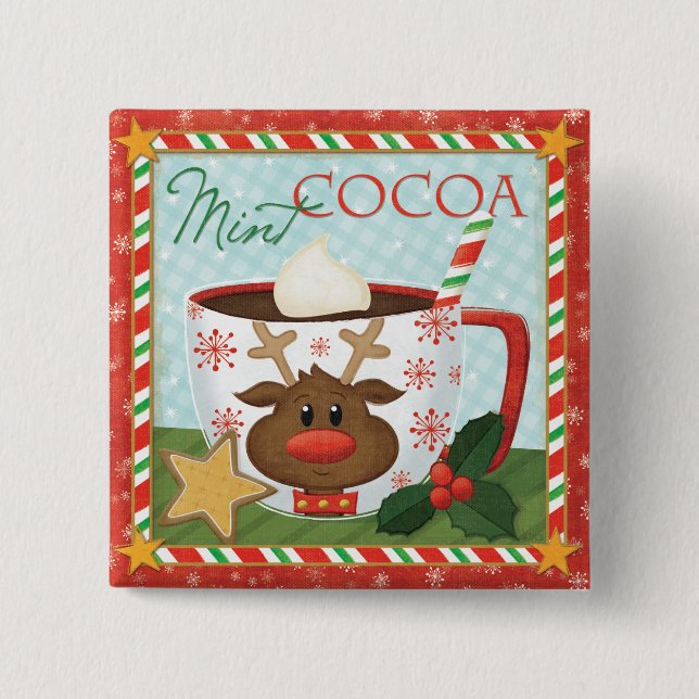 Halloween-Kürbise auf Friedhof Button (Vorderseite)