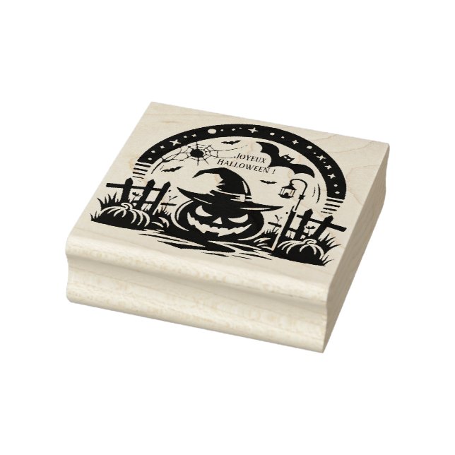 Halloween-Kürbisfarbenpuffer und ch Gummistempel (Stempel)