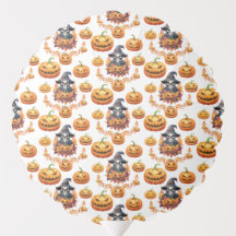 Halloween-Kürbisfeld