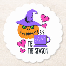 Halloween-Kürbisgewürz-Saison-Getränkeuntersetzer Untersetzer