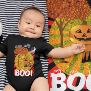 HALLOWEEN-KÜRBISKÖPFE Jungen T-Shirt Baby Strampler