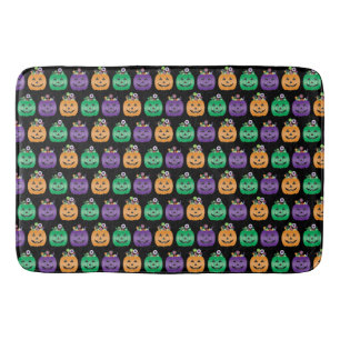 Halloween Kürbislaterne Candy Pail Badematte