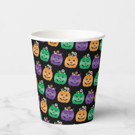 Halloween Kürbislaterne Candy Pail Pappbecher