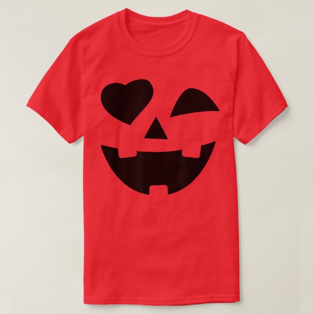 Halloween Kürbislaterne Jackolantern Niedlich Lazy T-Shirt (Design vorne)