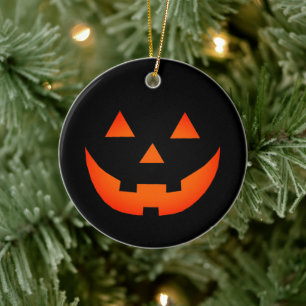 Halloween-Kürbislaterne-Kürbis Keramik Ornament