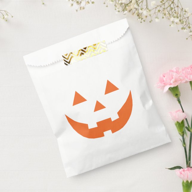 Halloween-Kürbislaterne-Kürbisgesicht-Leckerei Geschenktütchen (Versiegelt)