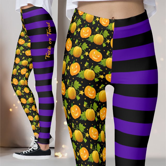 Halloween-Kürbislaterne Leggings (Von Creator hochgeladen)