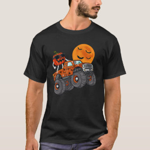 Halloween Kürbislaterne Monster Truck Kleinkind Bo T-Shirt