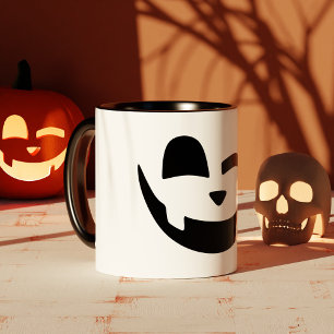 Halloween Kürbislaterne Pumpkin Happy Face Tasse