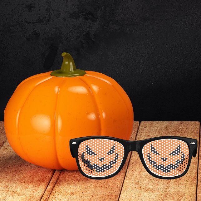Halloween Kürbislaterne Spooky Orange Party Partybrille (Von Creator hochgeladen)
