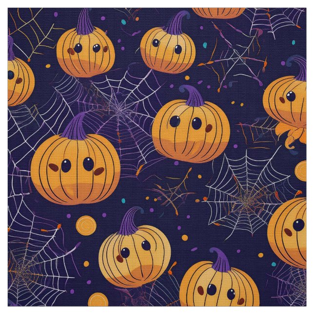 Halloween-Kürbislaterne Stoff (Muster)