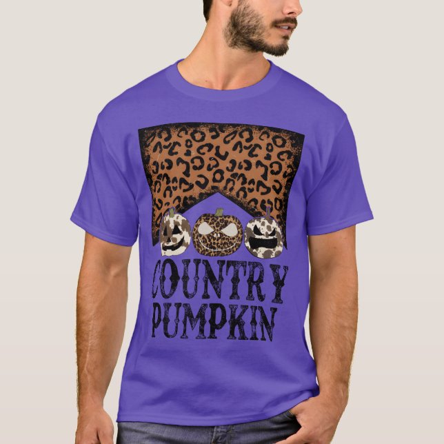 Halloween-Kürbismädchen T-Shirt (Vorderseite)