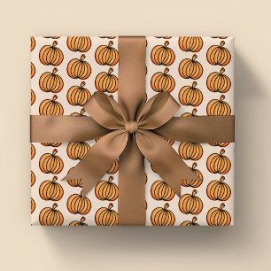 Halloween-Kürbismuster Geschenkpapier