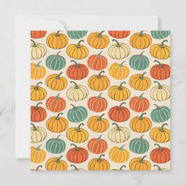 Halloween-Kürbisse Einladung